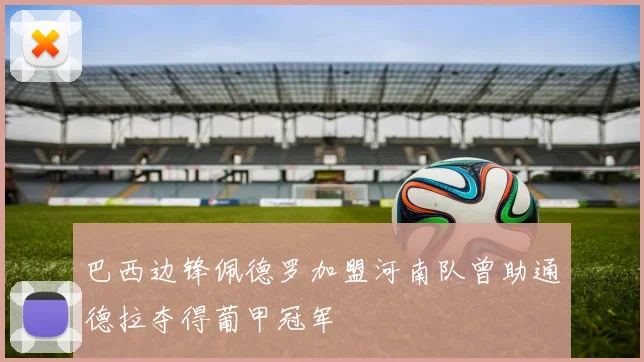 巴西边锋佩德罗加盟河南队曾助通德拉夺得葡甲冠军